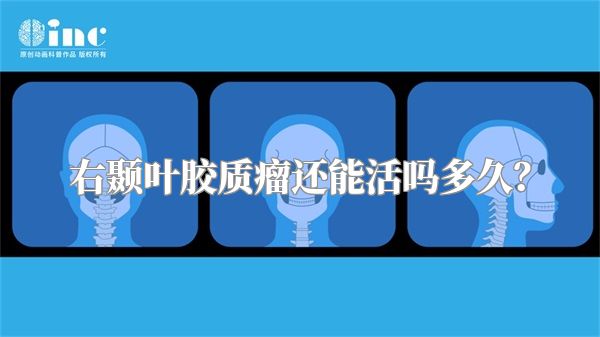 右颞叶胶质瘤还能活吗多久？
