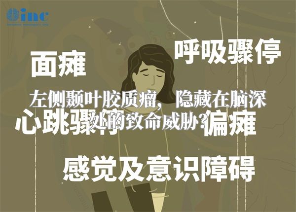 左侧颞叶胶质瘤，隐藏在脑深处的致命威胁？