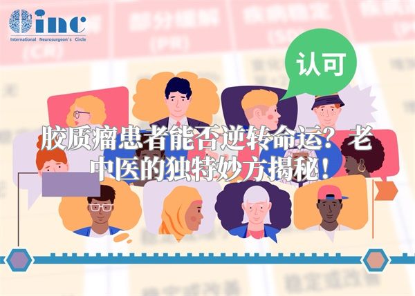 胶质瘤患者能否逆转命运？老中医的独特妙方揭秘！