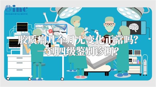 胶质瘤几个月无变化正常吗？一到四级鉴别诊断？