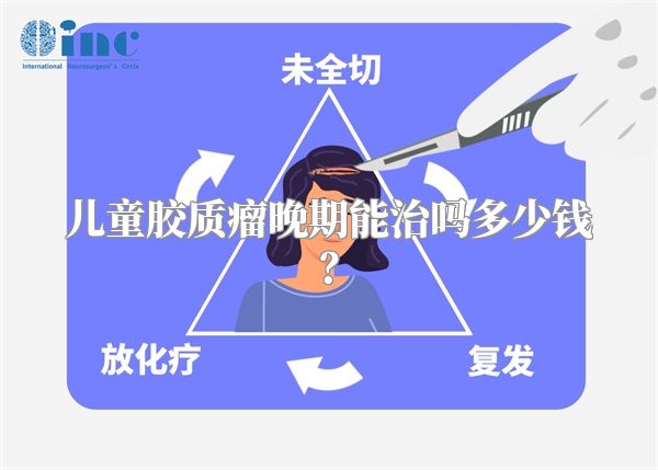 儿童胶质瘤晚期能治吗多少钱？