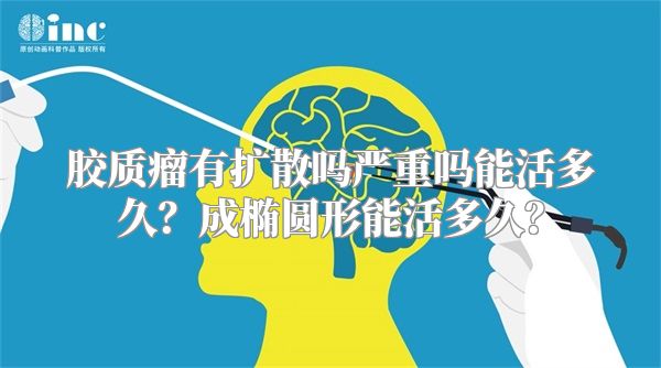胶质瘤有扩散吗严重吗能活多久？成椭圆形能活多久？