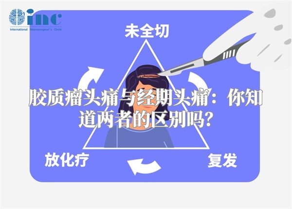 胶质瘤头痛与经期头痛：你知道两者的区别吗？