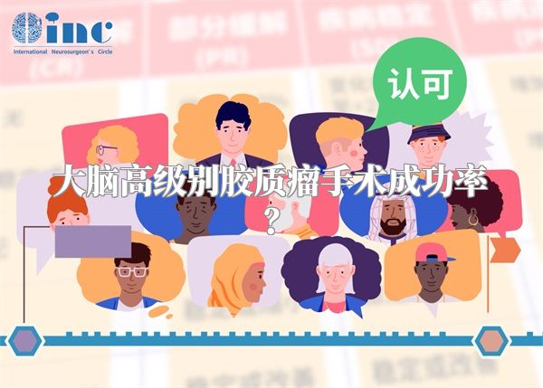 大脑高级别胶质瘤手术成功率？