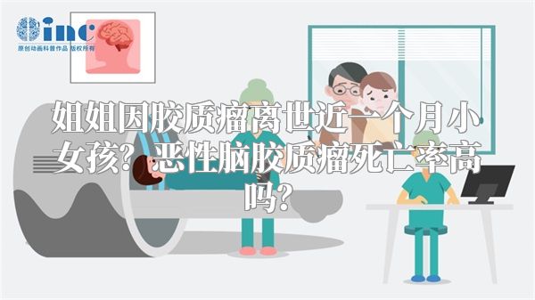 姐姐因胶质瘤离世近一个月小女孩？恶性脑胶质瘤死亡率高吗？
