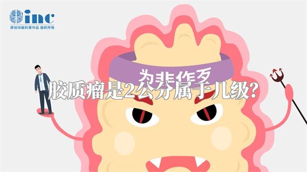 胶质瘤是2公分属于几级？