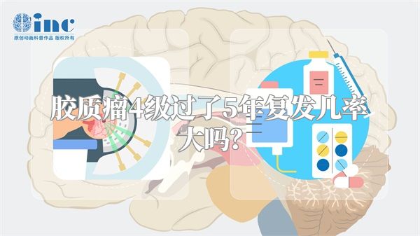 胶质瘤4级过了5年复发几率大吗？