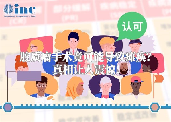 胶质瘤手术竟可能导致瘫痪？真相让人震惊！