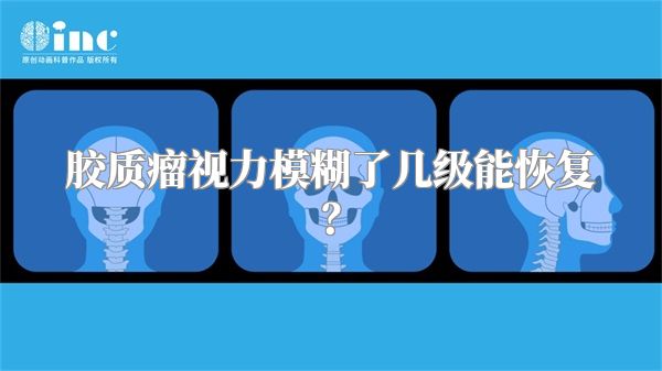 胶质瘤视力模糊了几级能恢复？