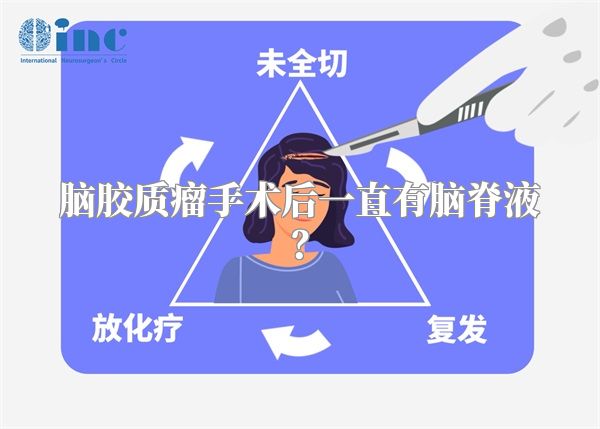 脑胶质瘤手术后一直有脑脊液？