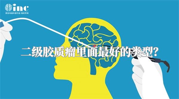 二级胶质瘤里面最好的类型？