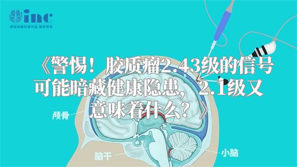 《警惕！胶质瘤2.43级的信号可能暗藏健康隐患，2.1级又意味着什么？》