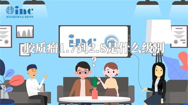胶质瘤1.7到2.8是什么级别？