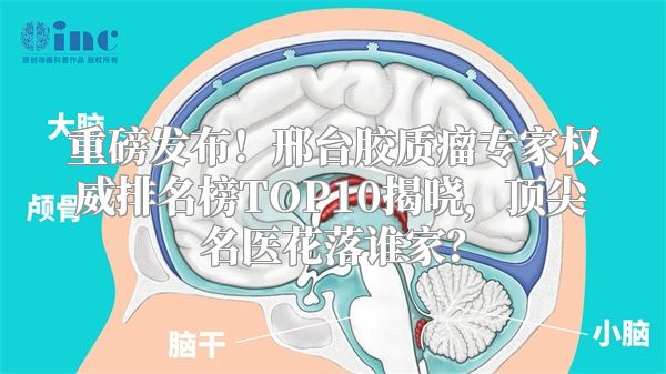重磅发布！邢台胶质瘤专家权威排名榜TOP10揭晓，顶尖名医花落谁家？