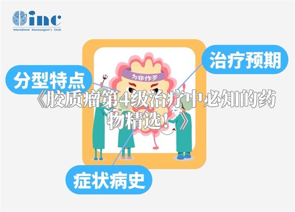 《胶质瘤第4级治疗中必知的药物精选！》
