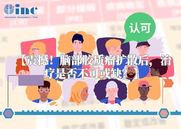 【震撼！脑部胶质瘤扩散后，治疗是否不可或缺？】