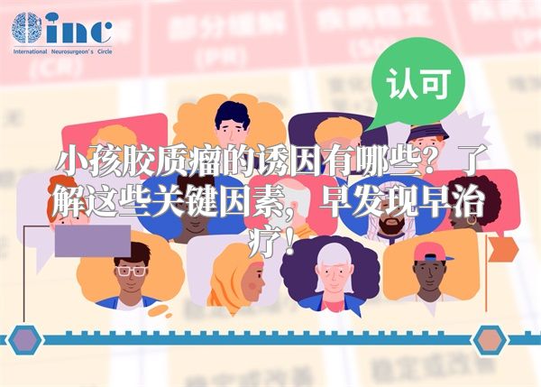 小孩胶质瘤的诱因有哪些？了解这些关键因素，早发现早治疗！