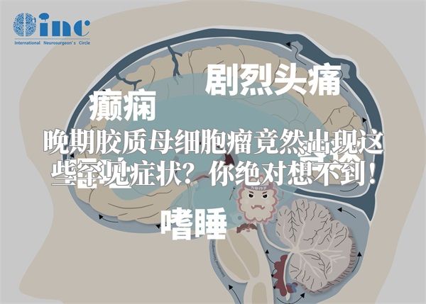 晚期胶质母细胞瘤竟然出现这些罕见症状？你绝对想不到！