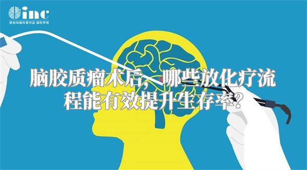 脑胶质瘤术后，哪些放化疗流程能有效提升生存率？
