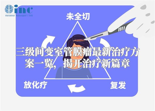 三级间变室管膜瘤最新治疗方案一览，揭开治疗新篇章