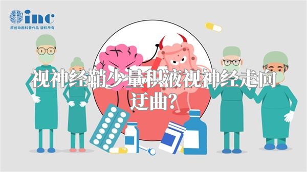 视神经鞘少量积液视神经走向迂曲？
