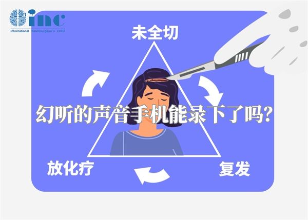 幻听的声音手机能录下了吗？