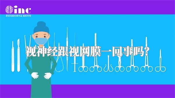 视神经跟视网膜一回事吗?