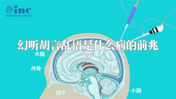 幻听胡言乱语是什么病的前兆？