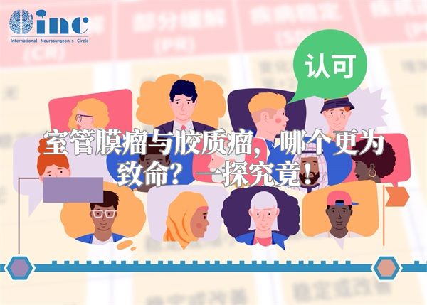 室管膜瘤与胶质瘤，哪个更为致命？一探究竟！