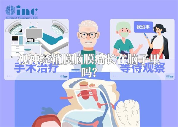 视神经鞘膜脑膜瘤长在脑子里吗?