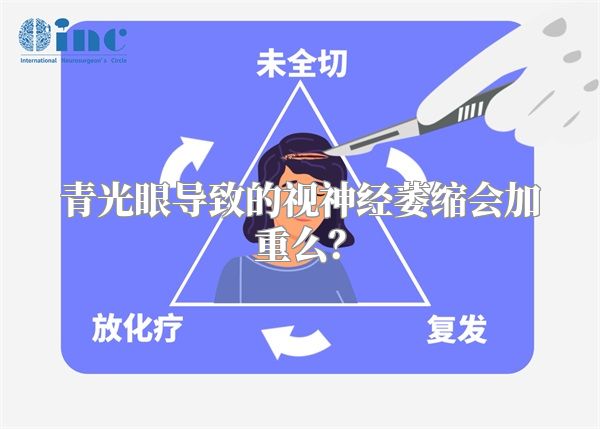 青光眼导致的视神经萎缩会加重么?