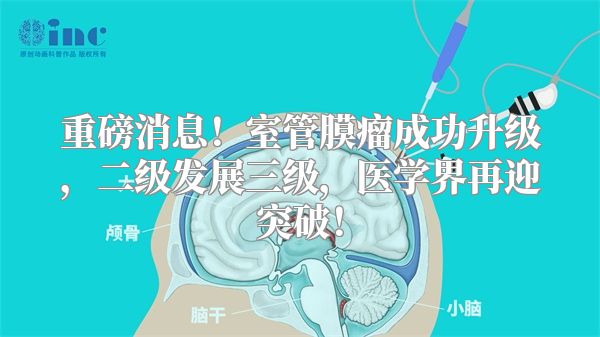 重磅消息！室管膜瘤成功升级，二级发展三级，医学界再迎突破！