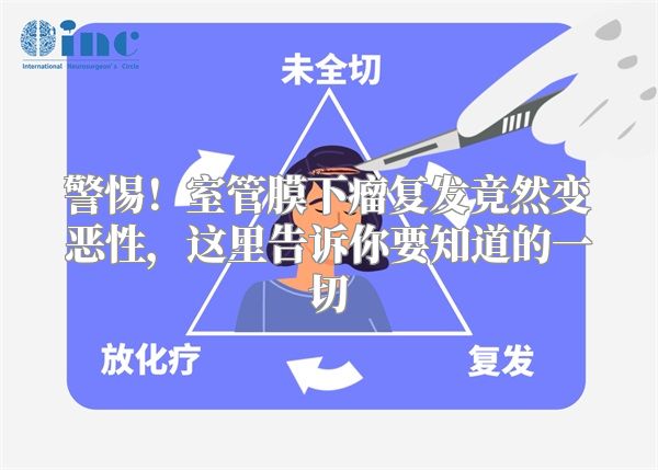 警惕！室管膜下瘤复发竟然变恶性，这里告诉你要知道的一切