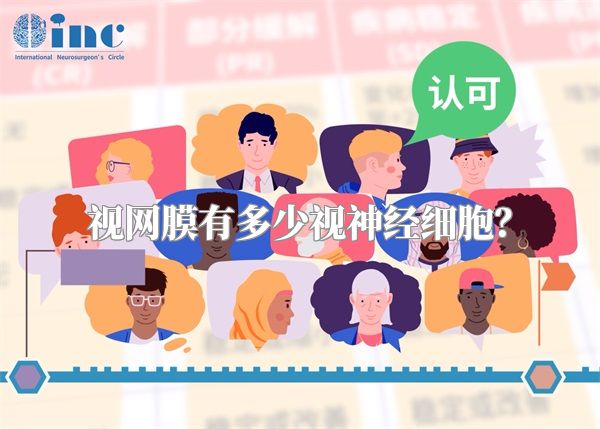 视网膜有多少视神经细胞？
