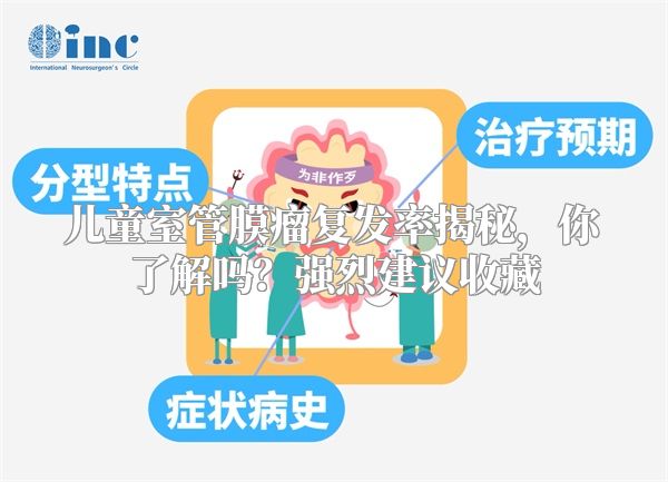 儿童室管膜瘤复发率揭秘，你了解吗？强烈建议收藏