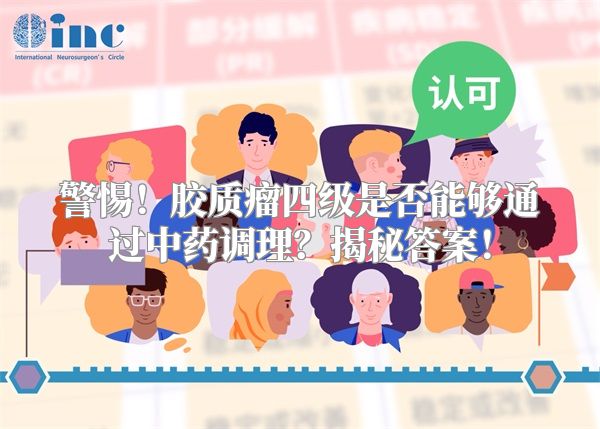 警惕！胶质瘤四级是否能够通过中药调理？揭秘答案！