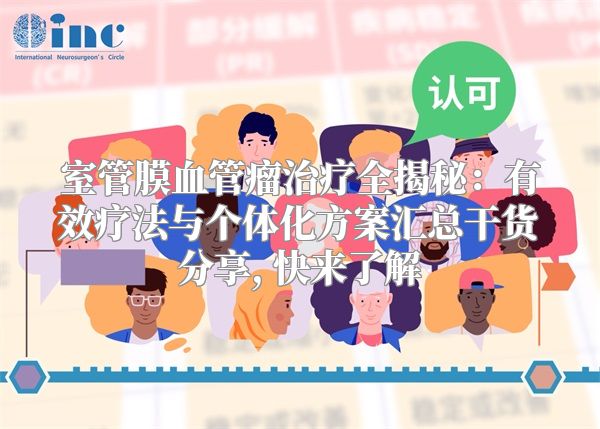 室管膜血管瘤治疗全揭秘：有效疗法与个体化方案汇总干货分享, 快来了解