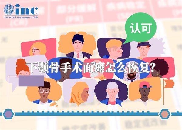 下颚骨手术面瘫怎么恢复？