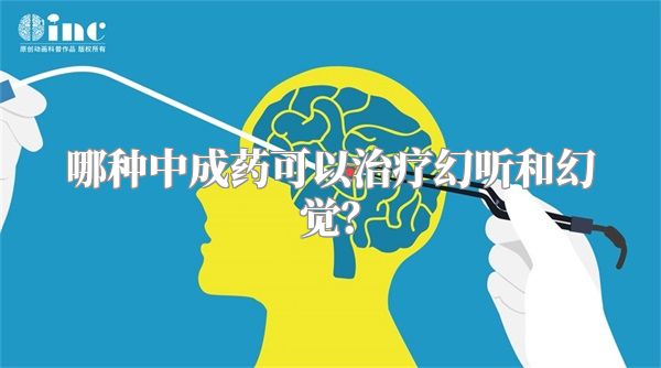 哪种中成药可以治疗幻听和幻觉？
