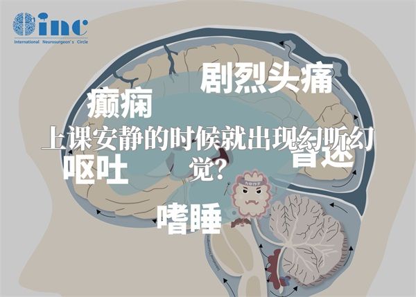 上课安静的时候就出现幻听幻觉？