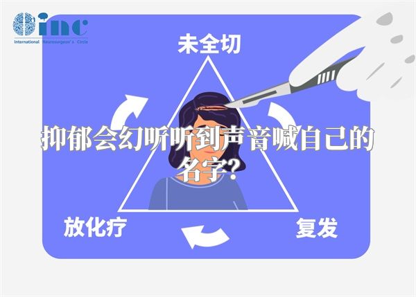 抑郁会幻听听到声音喊自己的名字？