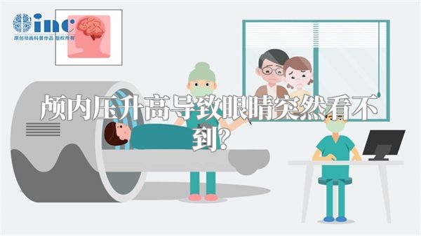 颅内压升高导致眼睛突然看不到？