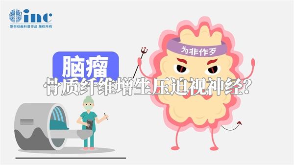 骨质纤维增生压迫视神经？