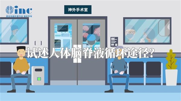 试述人体脑脊液循环途径？